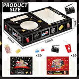 32Pcs Movie Night Snack Trays Hold Popcorn Candy Food Drink Movie