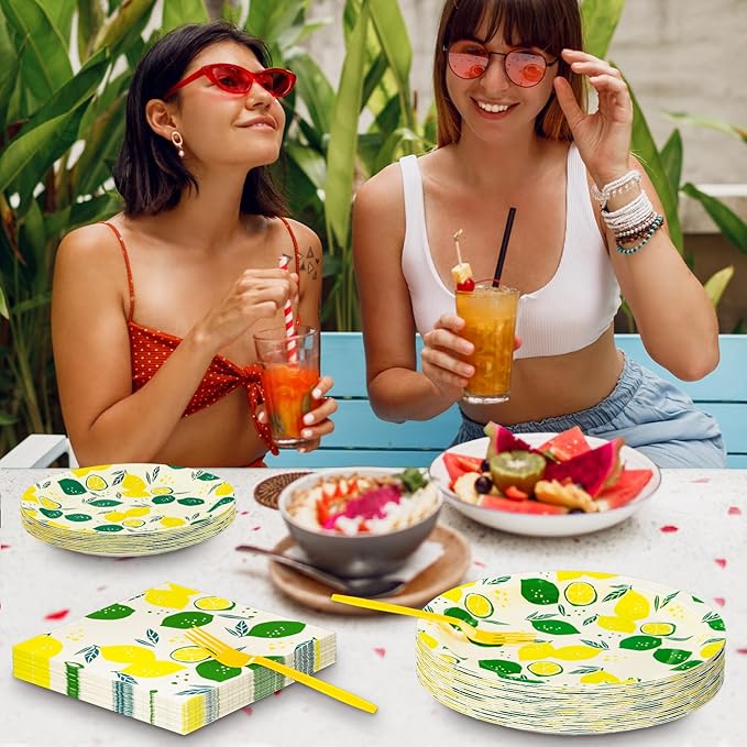 Lemon Party Decorations Yellow Lemons Summer Party Supplies Lemon