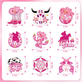 Disco Cowgirl Centerpiece for Tables - 9PCS Disco Cowgirl Party