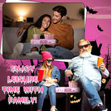 20 Pcs Pink Halloween Movie Night Supplies no you hang up Paper