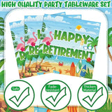 96 Pcs Retro Hawaiian Retirement Party Decorations Retirement Party