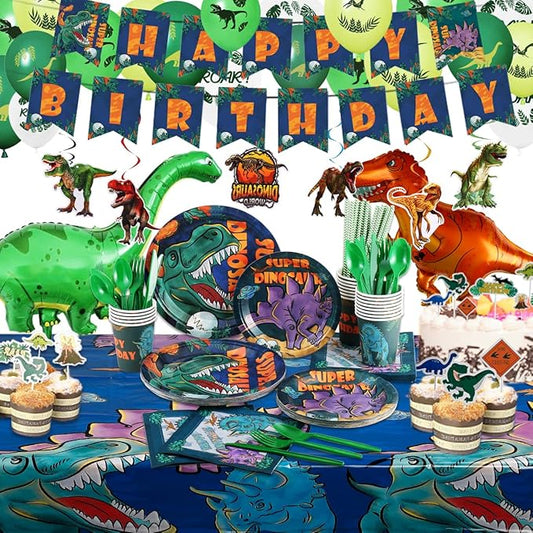 Dinosaur Birthday Party Supplies Kit For Boys Dinosaur Party