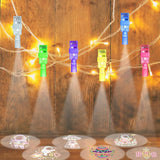 40PCS Space Finger Lights Party Favors, 8 Designs Light Up