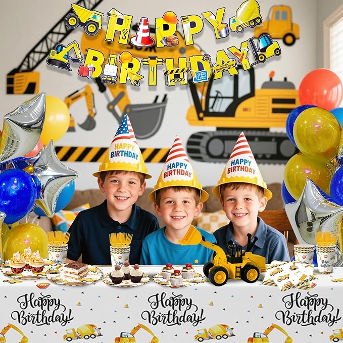 Construction Birthday Party Supplies Construction Birthday