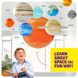 Dan&Darci Inflatable Solar System Planets for Kids - Science Toys -
