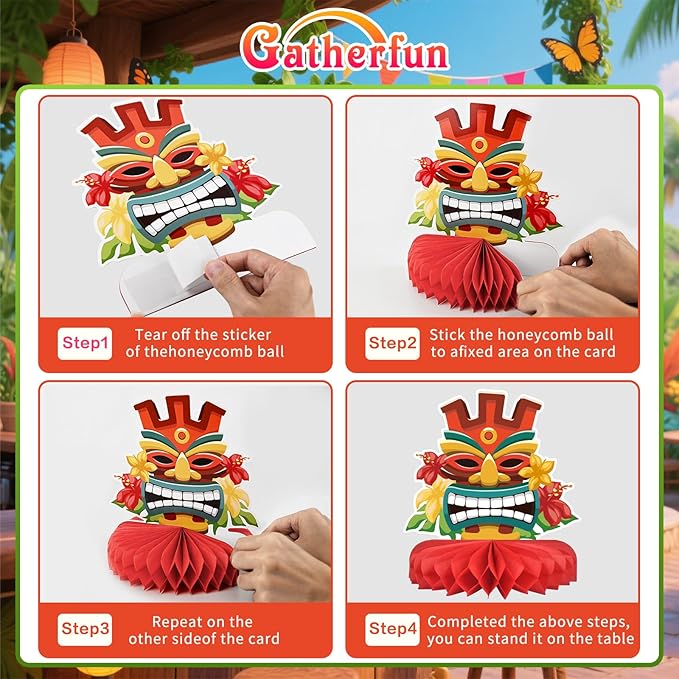 Hawaiian Luau Party Decorations Set Aloha Theme Table Decoration