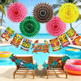 Hawaiian Luau Party Decorations Tropical Beach Aloha Palm Leaves