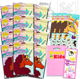 Afro Unicorn Birthday Party Favors 24 Pack Bundle with Afro Unicorn