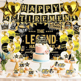 Elegant gold Retirement Decorations Kit for Women ang man Features