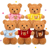 HyDren 5 Pcs Bears Stuffed Animal Soft Plush Toys Valentine 12 Inches
