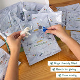 Safari Party Favors for Kids Painting Kit Pack 16 Jungle Goodie Bags
