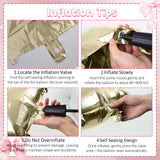 Dusty Pink Balloon Number 18 for 18th Birthday Decorations Girls,
