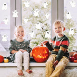 Halloween Glitter Ghost Cutouts 100Pcs Cute Ghost Glitter Paper Cut