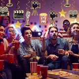 30Pcs Movie Night Party Supplies Hanging Decorations Movie Theme