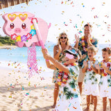 WERNNSAI Piglet Piñata - Farm Party Decorations Hawaiian Pig Piñata
