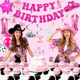 Cowgirl Birthday Party Decorations, Disco Cowgirl Party Supplies with