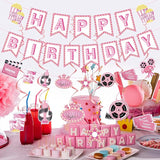 Pink Movie Night Party Decorations Kit 2pcs Popcorn Camera & Film