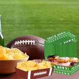 50Pcs Football Party Favors & Supplies Paper Food Tray Disposable