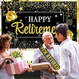 26Pcs Happy Retirement Party Decorations for Men Women with Happy