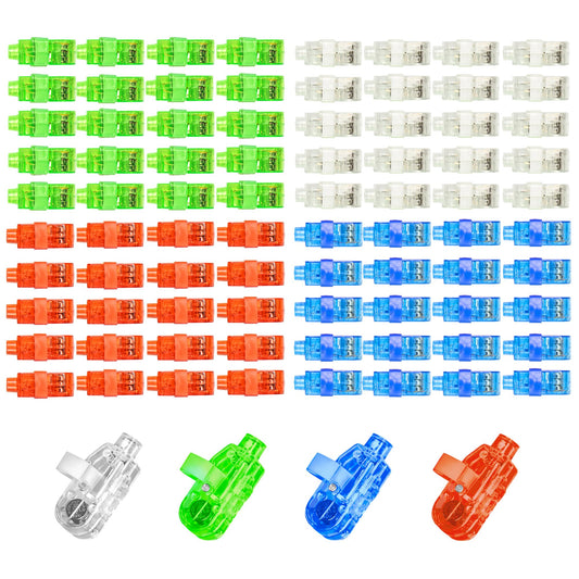 Novelty Place 80Pcs LED Party Finger Lights for Kids with