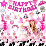 Cowgirl Birthday Party Decorations, Disco Cowgirl Party Supplies with