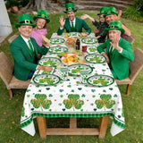 St Patrick's Day Party Supplies Tableware Set Irish Shamrock Themed