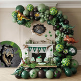 Dinosaur Birthday Party Decorations Includes Green and Brown balloon