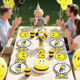 96 Pcs Two Cool Dude Birthday Party Decorations 350 GSM 2nd Birthday