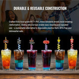 Movie Night Supplies 30 Pack Drinking Straws Bendable Movie Theme