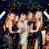 12" Gold Confetti Confetti Cannons - Party Poppers for Birthday