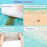 Summer Beach Tablecloth Roll with Cutter Box 100 Ft X 54 Inch Beach