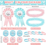 92 Pieces Gender Reveal Party Favors 30 Button Pins 30