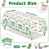 Dinosaur 1st Birthday Party Tablecloths 3Pcs One A Saurus Party