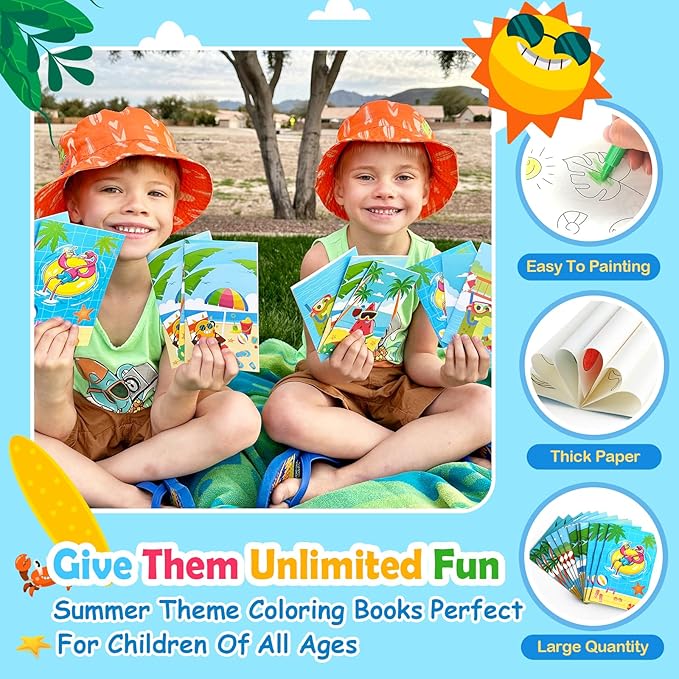 INNOCHEER Pool Party Favors Beach Party Favors for Kids 3-4-5-8-12, 96