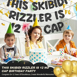 Fulmoon Pre Strung This Skibidi Rizzler Is 12 No Cap Glitter Banner