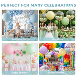 LovesTown 12 PCS Pastel Large Macaron Balloons, 36 Inch Multicolor