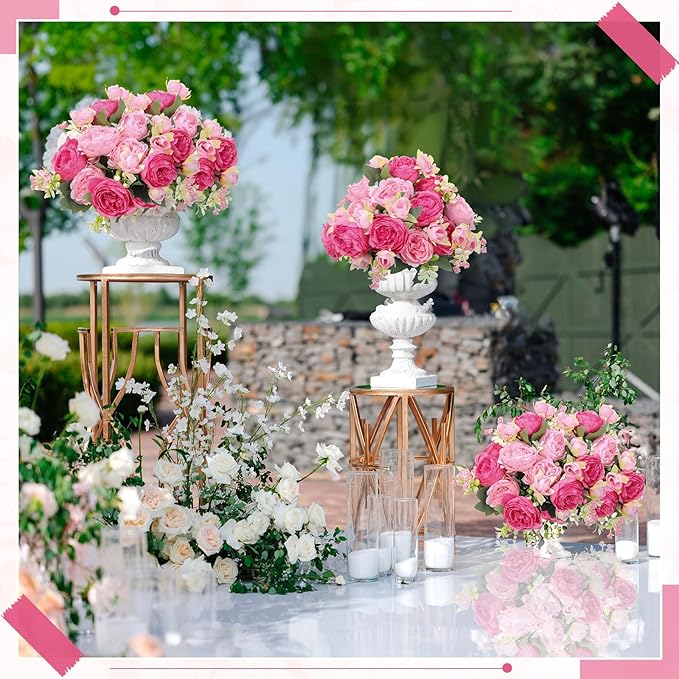 8 Bundles Artificial Peonies Flowers Boho Faux Flowers Arrangements #1