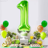 KatchOn, Light Green Number 1 Balloon - 40 Inch | Mylar Foil Balloon