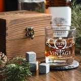 50th Birthday Gifts for Men Whiskey Glass Set 50th Birthday