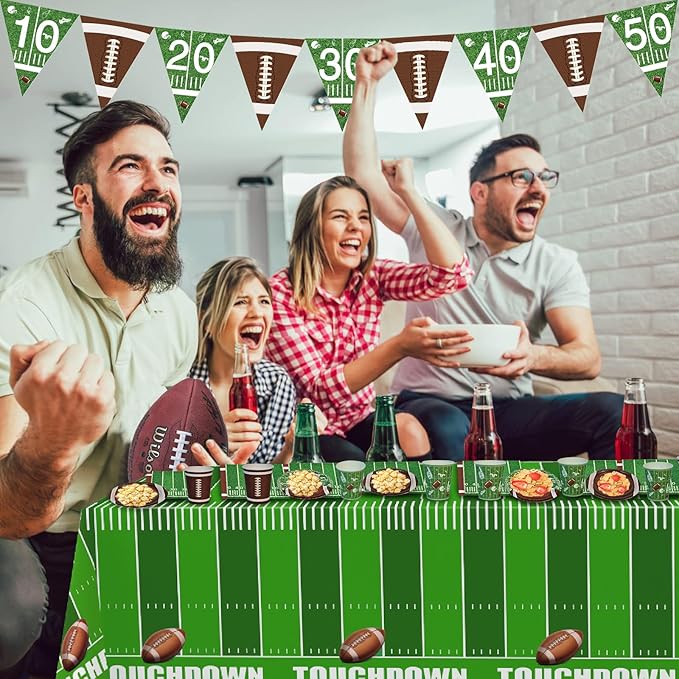 74Pcs Football Party Decorations Supplies Football Party Decoration
