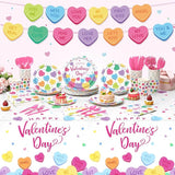 403 Pcs Valentine's Day Party Supplies for 50 Conversation Heart
