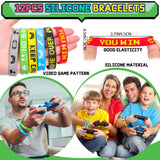 Winrayk 12 Sets Video Game Party Favors Gamer Birthday Supplies,