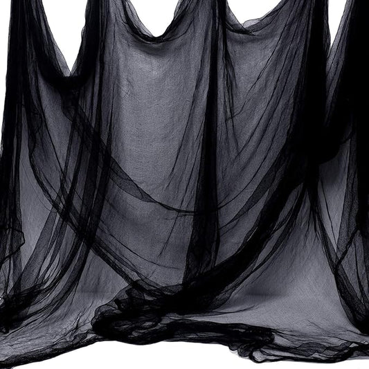 Halloween Black Creepy Cloth 276 x 87 inch Spooky Halloween