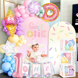 1st Birthday Decorations for Girl 150 Pcs Sweet One Birthday Party
