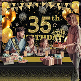 35th Birthday Decorations for Men Women with 35th Birthday Banner