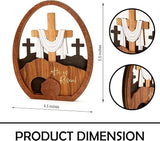 Easter Decoration Jesus Resurrected Tomb He is Risen Easter Decors