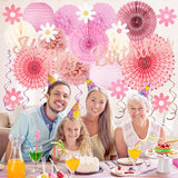 Pink Birthday Party-Decorations - 29pcs Beige Rose Gold Party