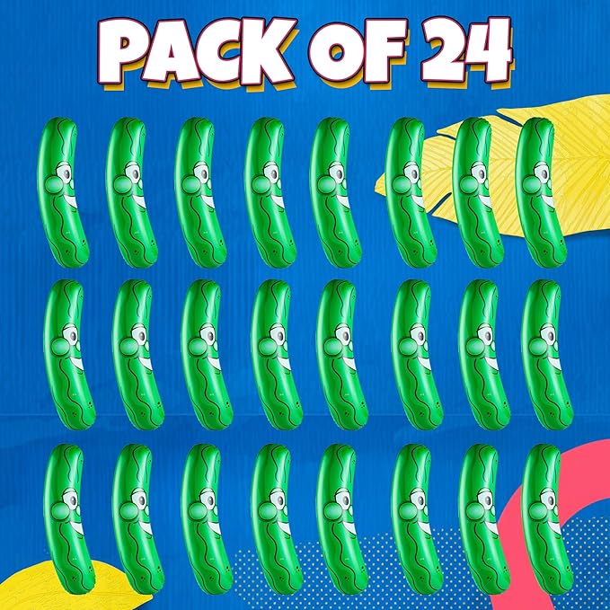 Giant Inflatable Pickle - 36-Inch-Tall Funny Pickle Gifts, Durable and