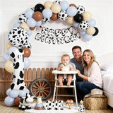 1st Birthday Decorations for Boys, 40 Inch Cow Number 1 Balloon, 18