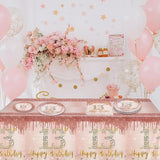 13th Birthday Party Decorations for Girls Rose Gold Birthday